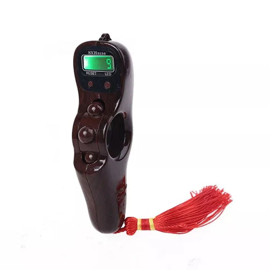 Digital Rosary Counter With Beads & LED Light -Tasbeeh Counter – Electronic Finger Tally for Zikr & Dua (5 Colors)