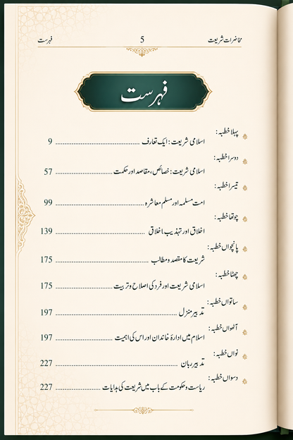 محاضراتِ شریعت |Lectures on Islamic Shariah: Principles, Ethics & Contemporary Guidance