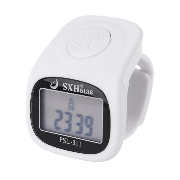 Lock Screen Digital Ring Tasbeeh – Multi Functional Tasbeeh with 8 Channels | Portable Islamic Zikr Tasbeeh Clicker