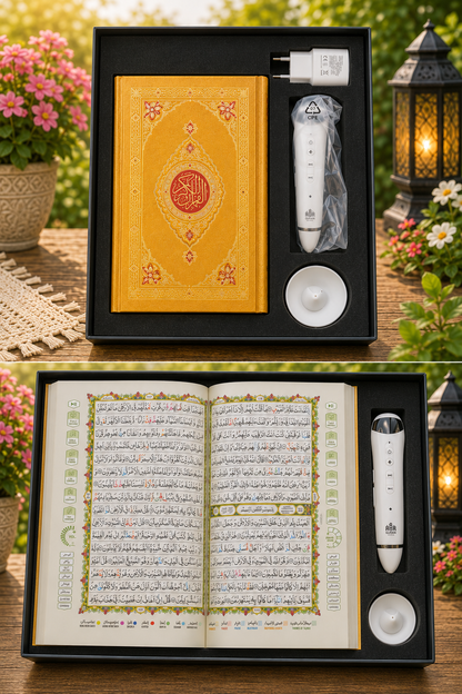 E-Teacher, Digital Holy Quran with Smart Reading Pen | Interactive Audio Quran Set.